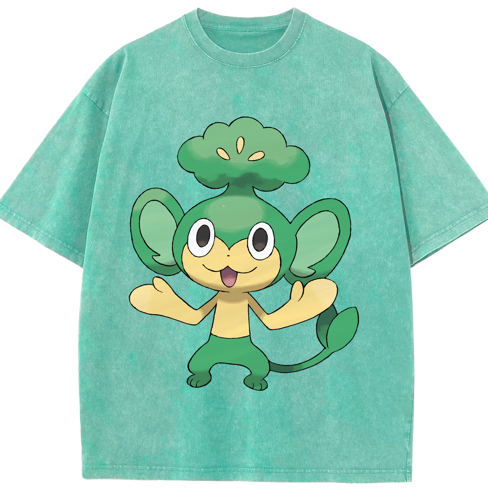 （画像用） ポケットモンスター Pokémon 綿100% ヴィンテージ風 半袖Tシャツ（フロントプリント）